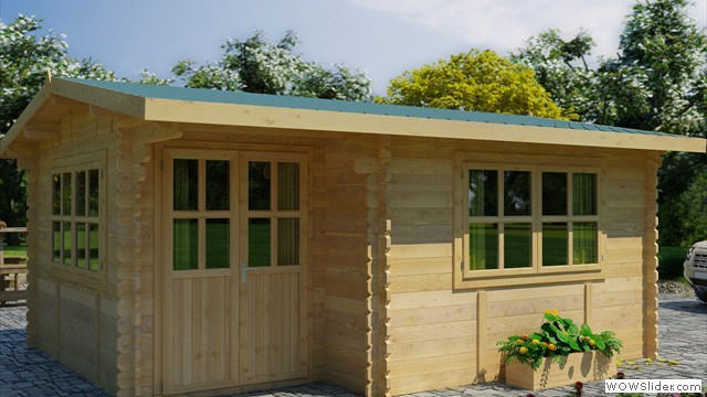 Alpina 5m x 4m 44mm Log Cabin