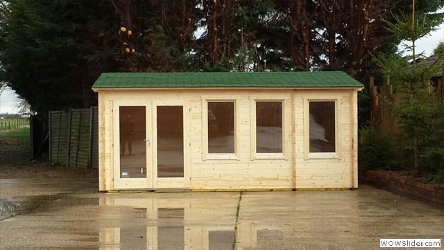 Anguilla - 5.1m x 3.9m - 40mm Log Cabin