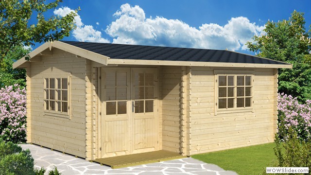 Berkshire 5m x 3m 44mm Log Cabin