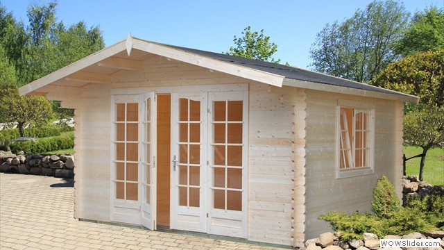 Florence - 3.9m x 3.5m - 34mm Log Cabin