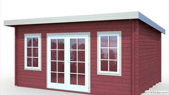 Jody - 4.5m x 3.3m - 44mm Log Cabin