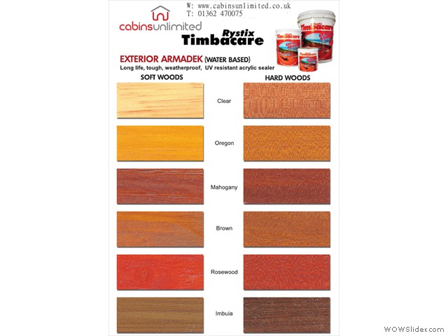 Colour Chart Exterior Armadek