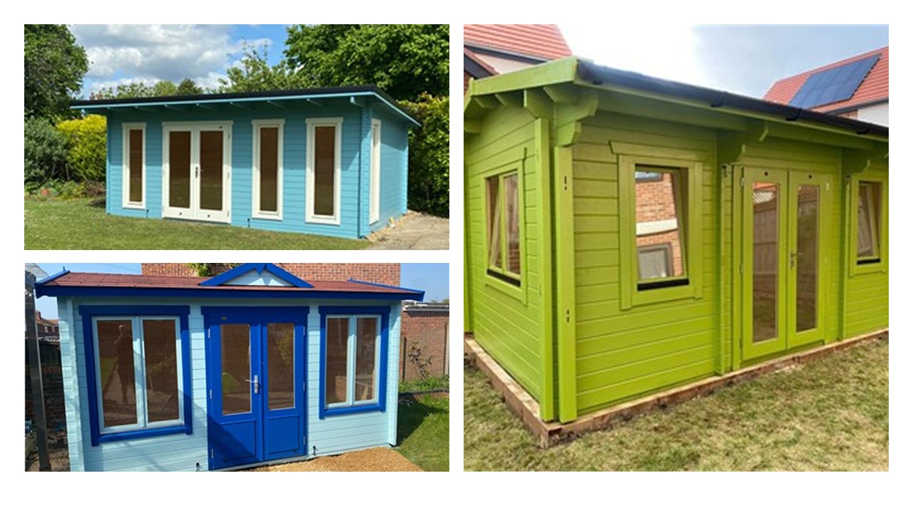 A variety of cabins from Cabins Unlimited