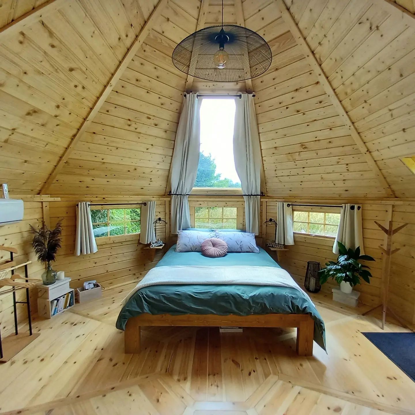 Glamping pods by Cabins Unlimited