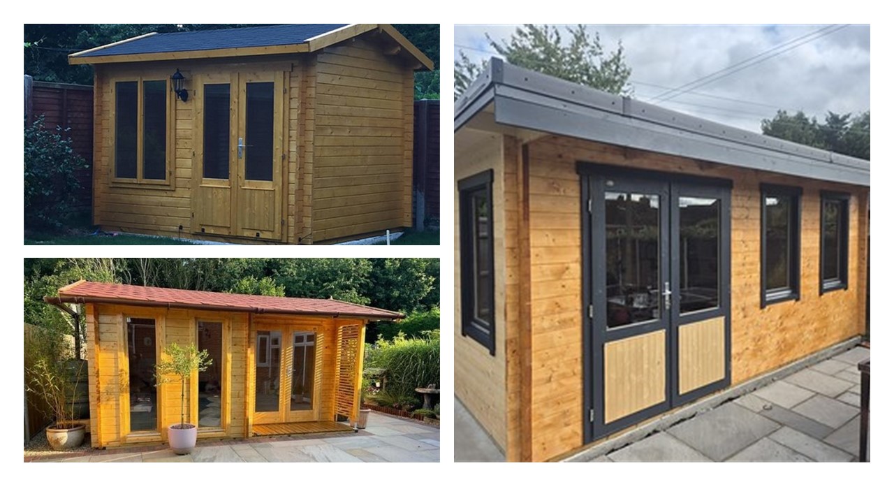 A variety of Cabins from Cabins Unlimited