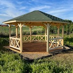 Betty Gazebo froms Cabins Unlimited
