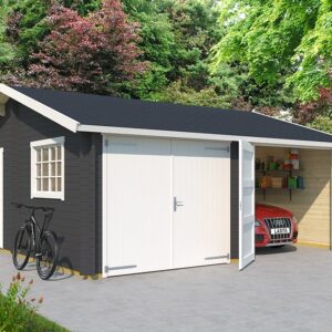 Wooden Gated Garage Doors