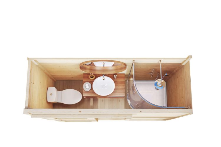 Internal Room Kit Medium From Cabins Unlimited Overhead Image