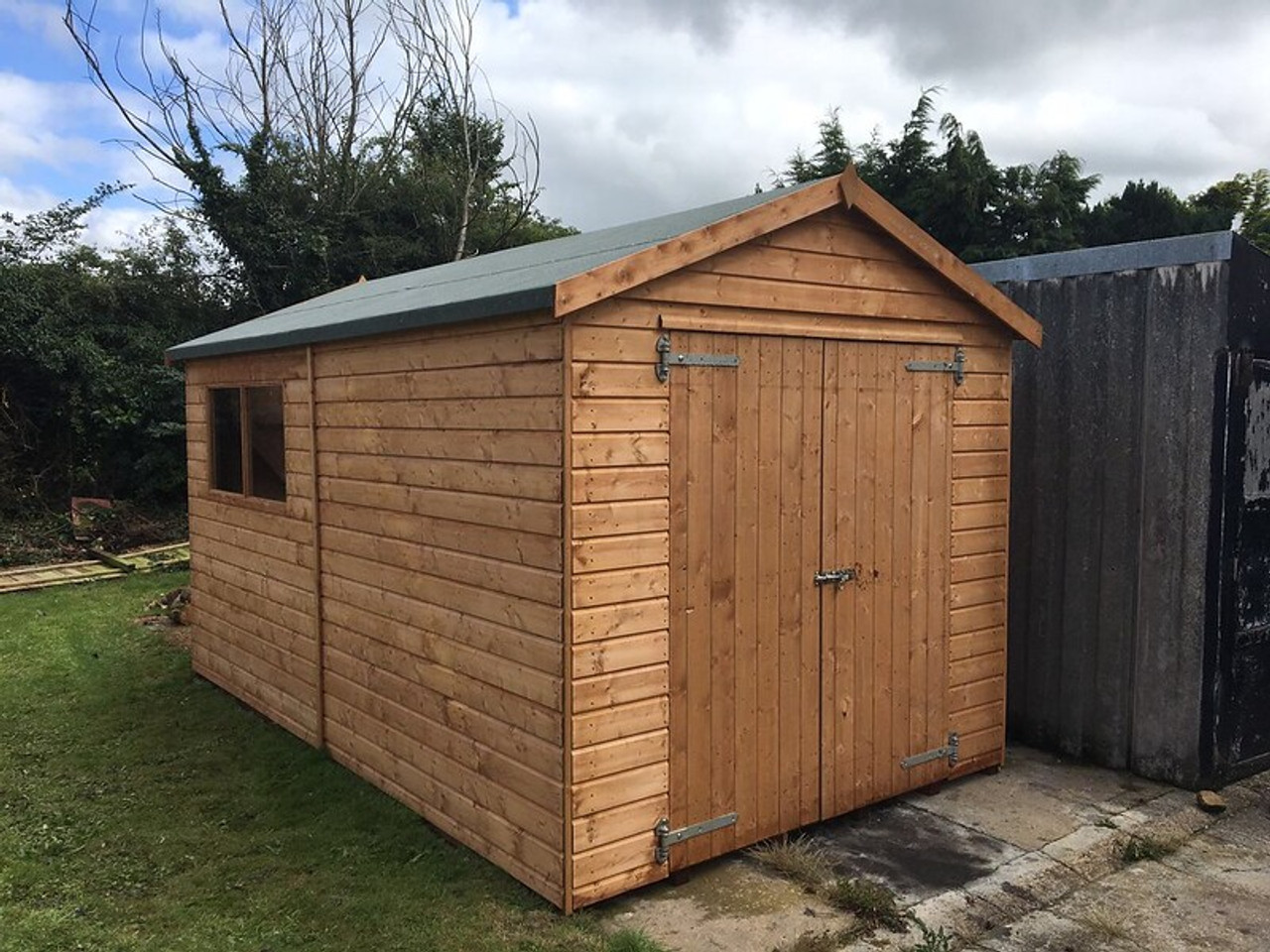 Major Apex Shed with heavy-duty timber framework and traditional apex roof