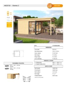 Domeo 2 From Cabins Unlimited Product Specification Sheet