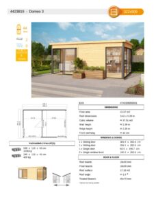 Domeo 3 From Cabins Unlimited Product Specification Sheet