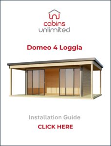 Domeo 4 Loggia From Cabins Unlimited Product Installation Guide
