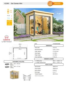 Domeo Mini From Cabins Unlimited Product Specification Sheet