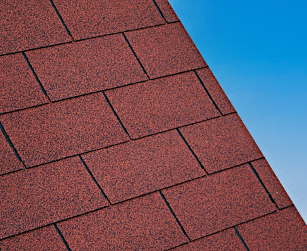 Red Rectangular Shingles