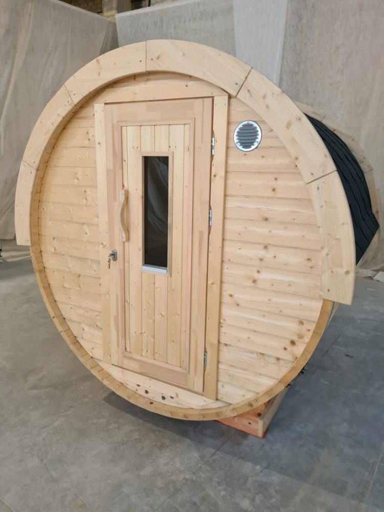Sauna Barrel 1.9 X 1.63 M. Viking3