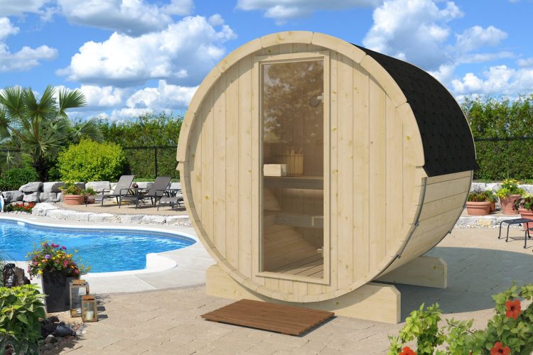 Terrace Sauna Front From Cabins Unlimited