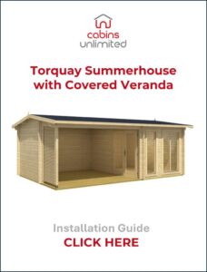 Torquay Summerhouse With Extended Covered Roof Hot Tub Cabin From Cabins Unlimited