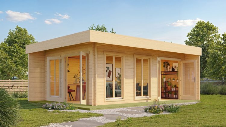 Dominica1 Pent Roof Cabin from Cabins Unlimited