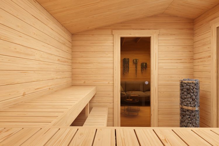 Brighton Sauna From Cabins Unlimited Internal Photo