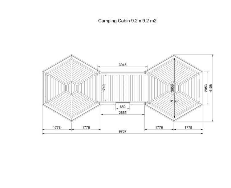 Camping Cabin 9.2 With 9.2 Plan