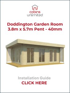 Doddington Garden Room From Cabins Unlimited Product Install Guide