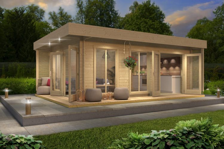 Doddington Pent Roof Cabin From Cabins Unlimited Outside