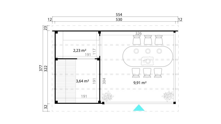 Domeo Sauna 2 From Cabins Unlimited Floor Plans