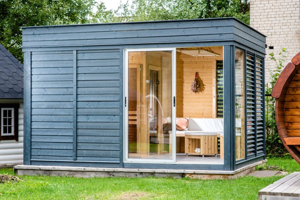 Sauna Cube 4 X 3 M With Lounge