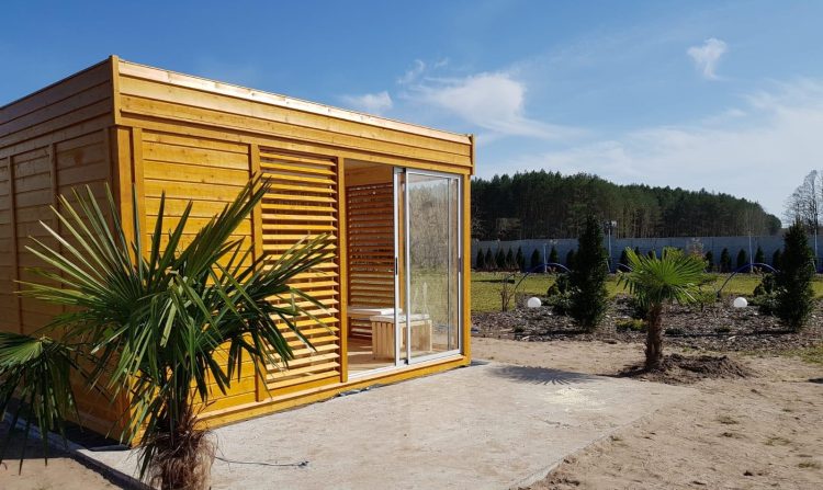 Sauna Cube 4 X 3 M With Lounge. 56