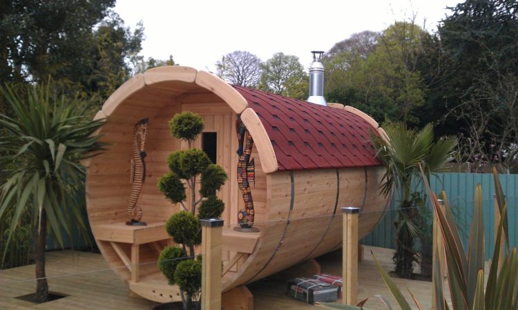 Sauna Barrel 3.5 M Length Viking1