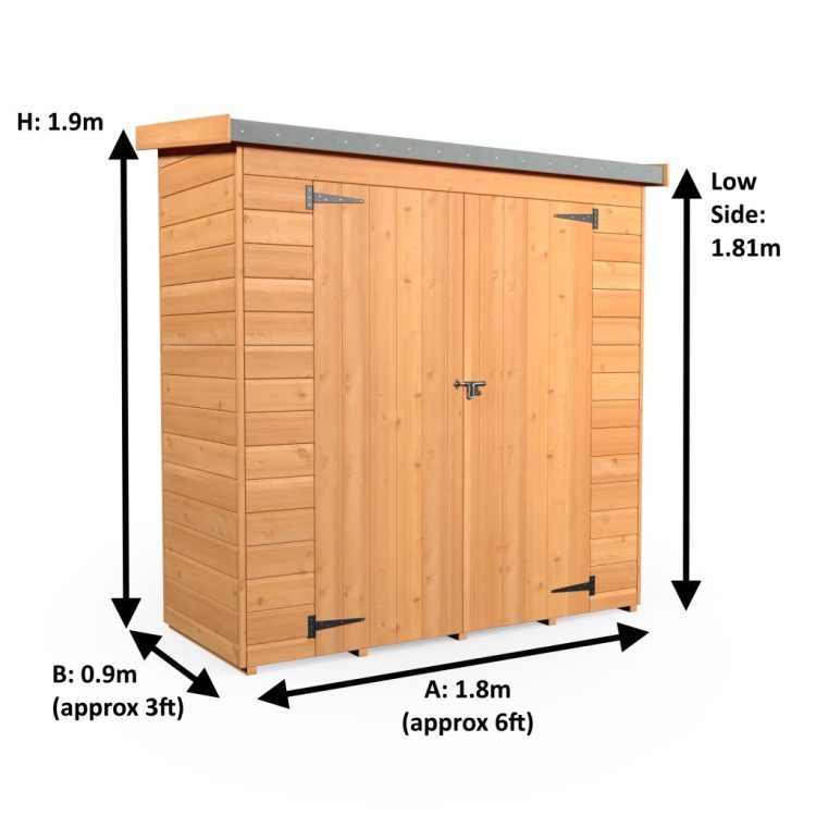 Wallshed Double Door 1.8 X 0.9