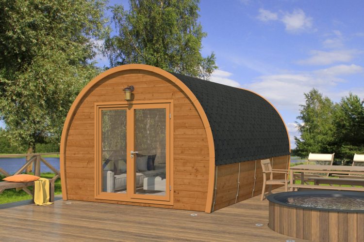 Western Camping Cabin From Cabins Unlimited Outside