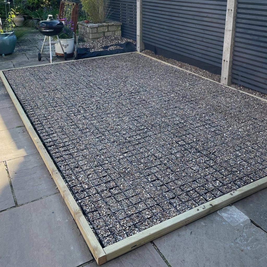 The ProBASE system is designed to make installing a shed base or log cabin base faster, cleaner and more accessible.