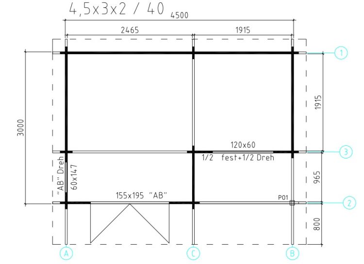 Ane Pent Roof 40mm Summerhouse With Side Veranda From Cabins Unlimited Base Plans