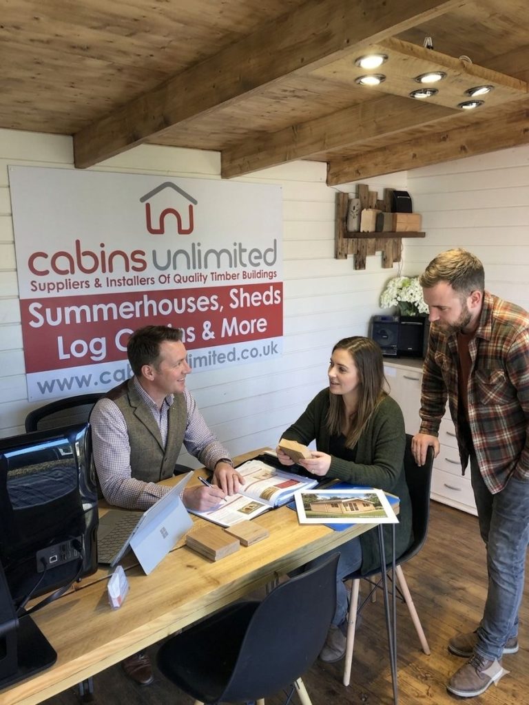 Norwich Display Site Inside With Customers