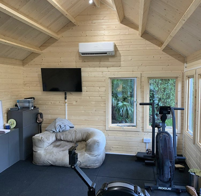 Airconditioning in a Cabins Unlimited Summerhouse