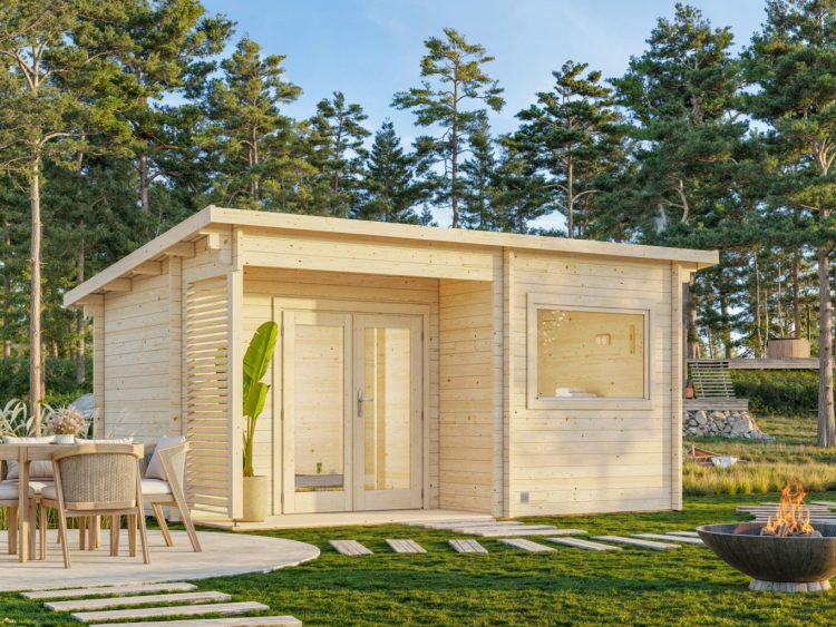 Sanna Sauna 11.5m2 With Porch Entrance From Cabins Unlimited