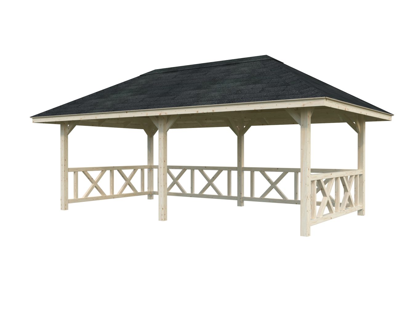 Bianca 107 Gazebo From Cabins Unlimited Natural Colour