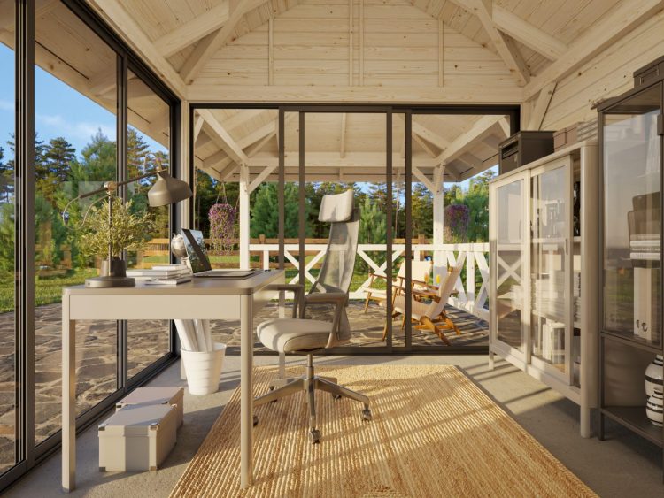 Bianca 203 16.6m2 Garden Room From Cabins Unlimited Inside