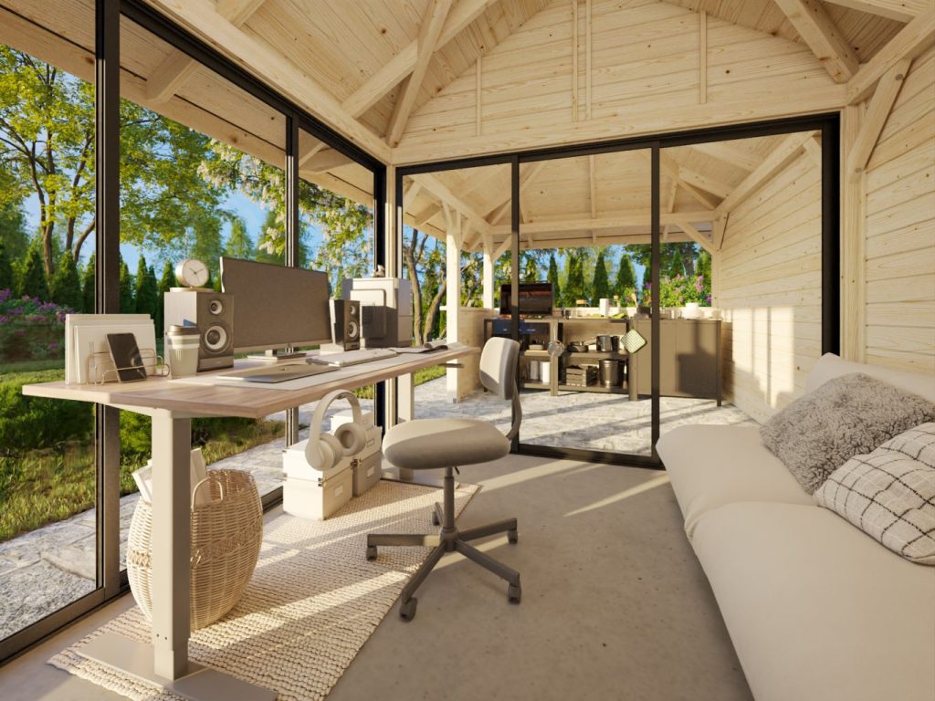 Bianca 207 Slide 16.6m2 Gazebo Combo From Cabins Unlimited Inside Copy