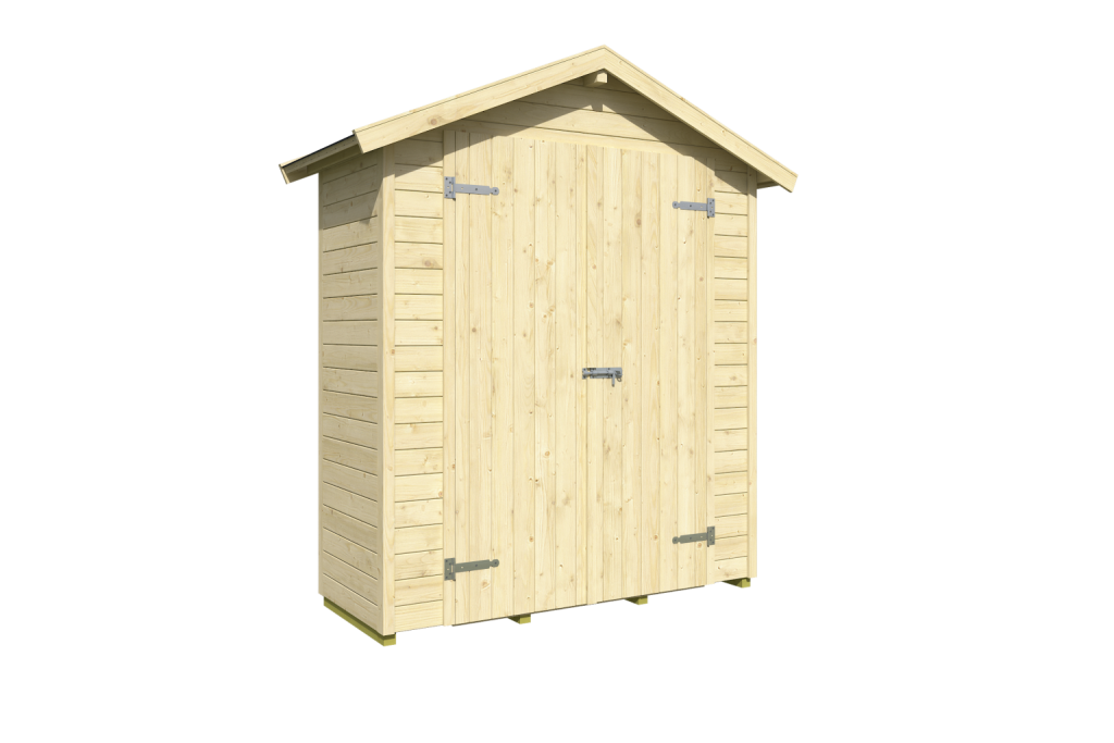 Kent 1.1 Apex Storage Shed From Cabins Unlimited Doors Closed