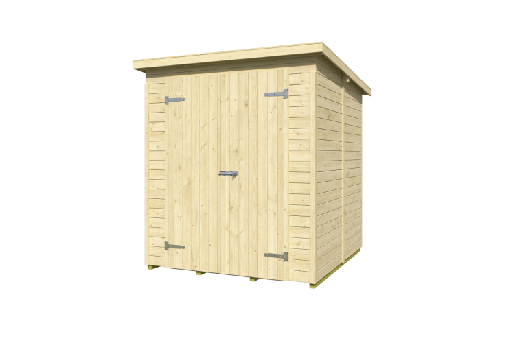 Kent 3.2 Pent Shed From Cabins Unlimited Doors Closed