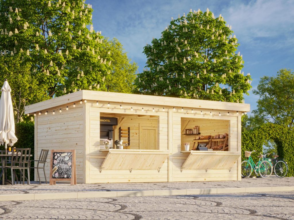 Lenna 311 16.6m2 Pent Kiosk From Cabins Unlimited