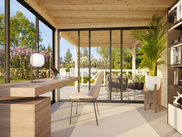 Lenna 404 Slide 16.6m2 Gazebo From Cabins Unlimited Inside