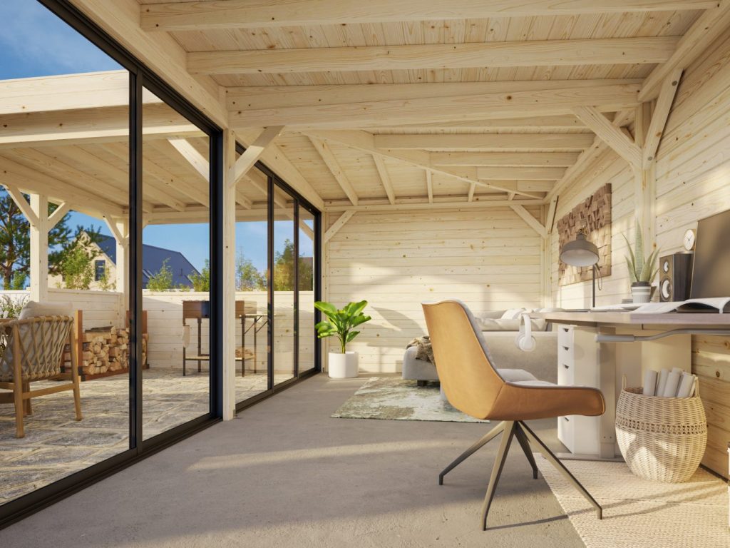 Lenna 423 Slide 24.9m2 L Shape From Cabins Unlimited Inside