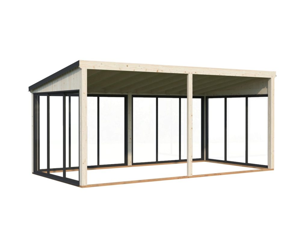 Lumi 16.2m2 Double Glazed Conservatory Extension From Cabins Unlimited Back