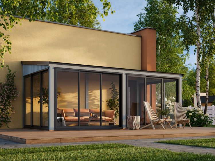 Lumi 16.2m2 Double Glazed Conservatory Extension From Cabins Unlimited Painted