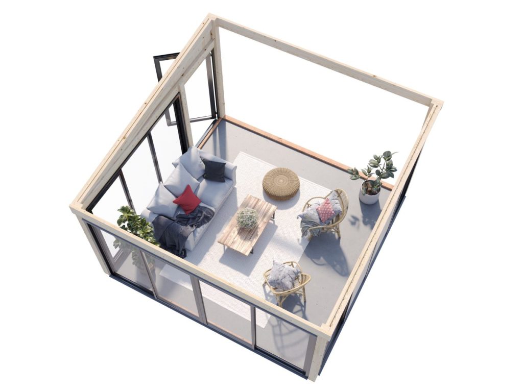 Lumi 16.6m2 Conservatory Extension From Cabins Unlimited Cutout