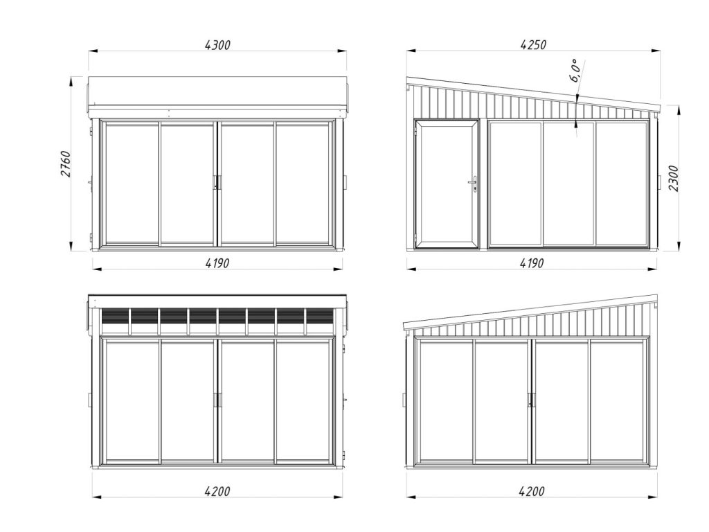 Lumi 16.6m2 Conservatory Extension From Cabins Unlimited Dimensions