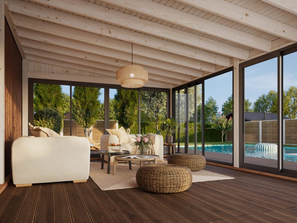 Lumi 23.3m2 Extension From Cabins Unlimited Inside